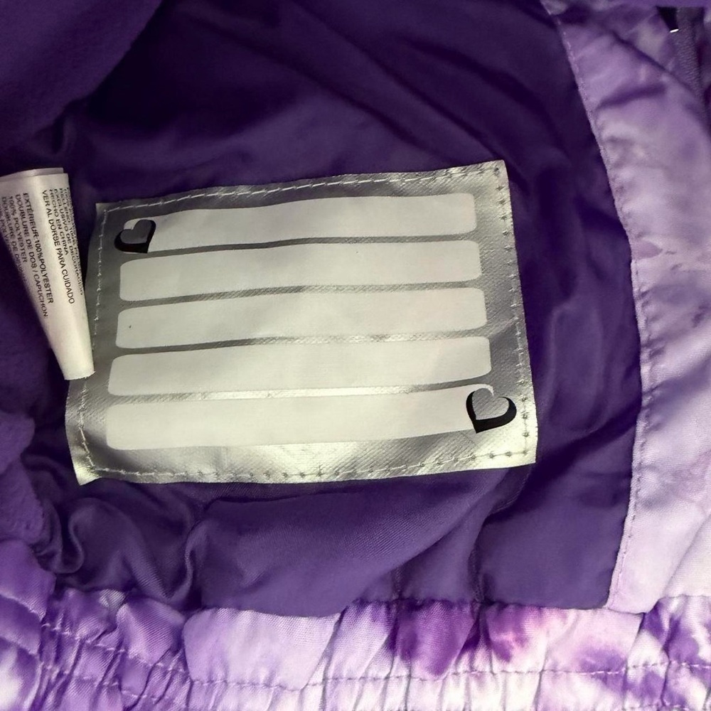 Rothschild Little Girls Purple Tye Dye Ski Jacket 24 months - Picture 6 of 6